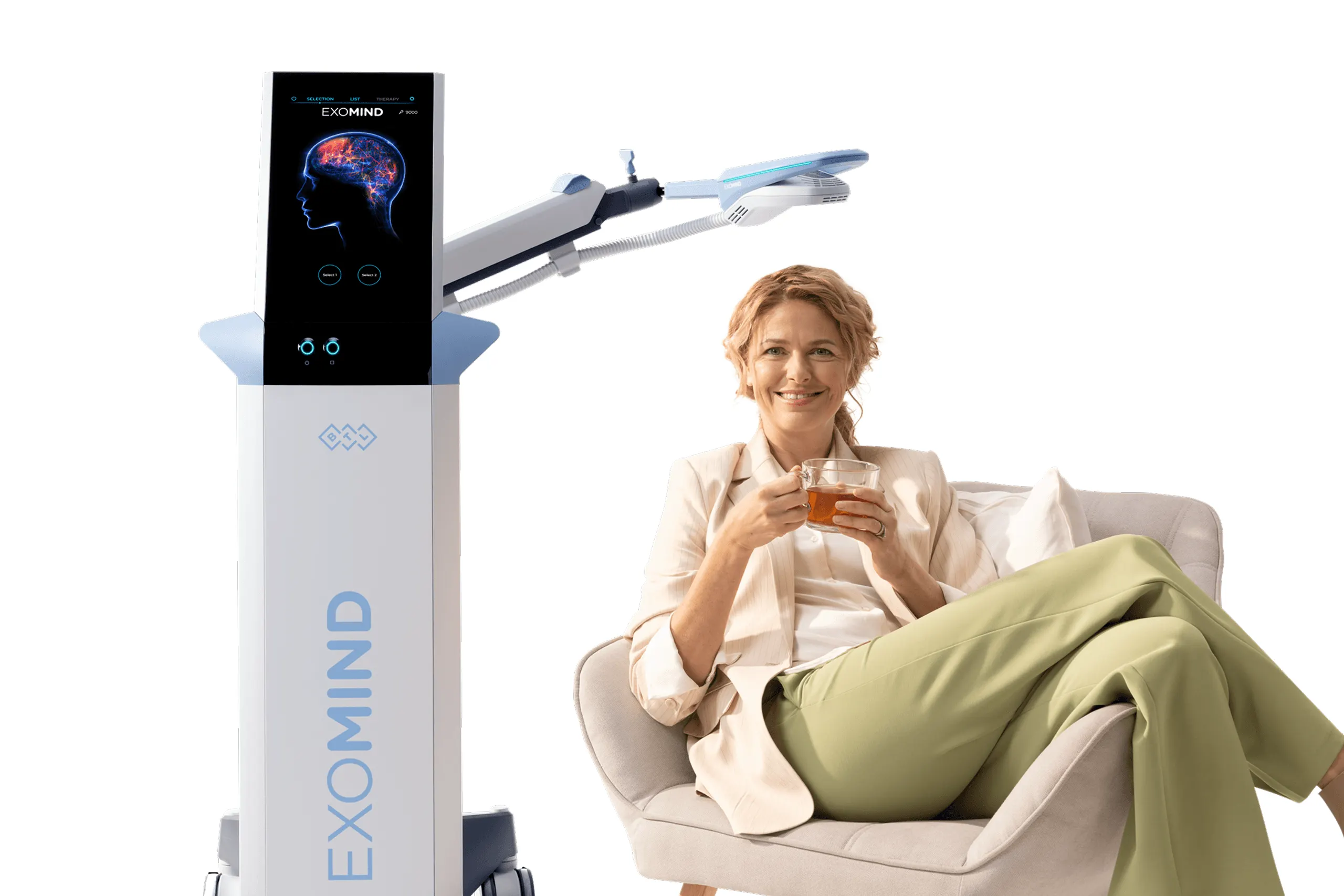TMS therapy with Exomind treatment at Gonzales-Vigilar Psychiatric Services in Ashburn, VA