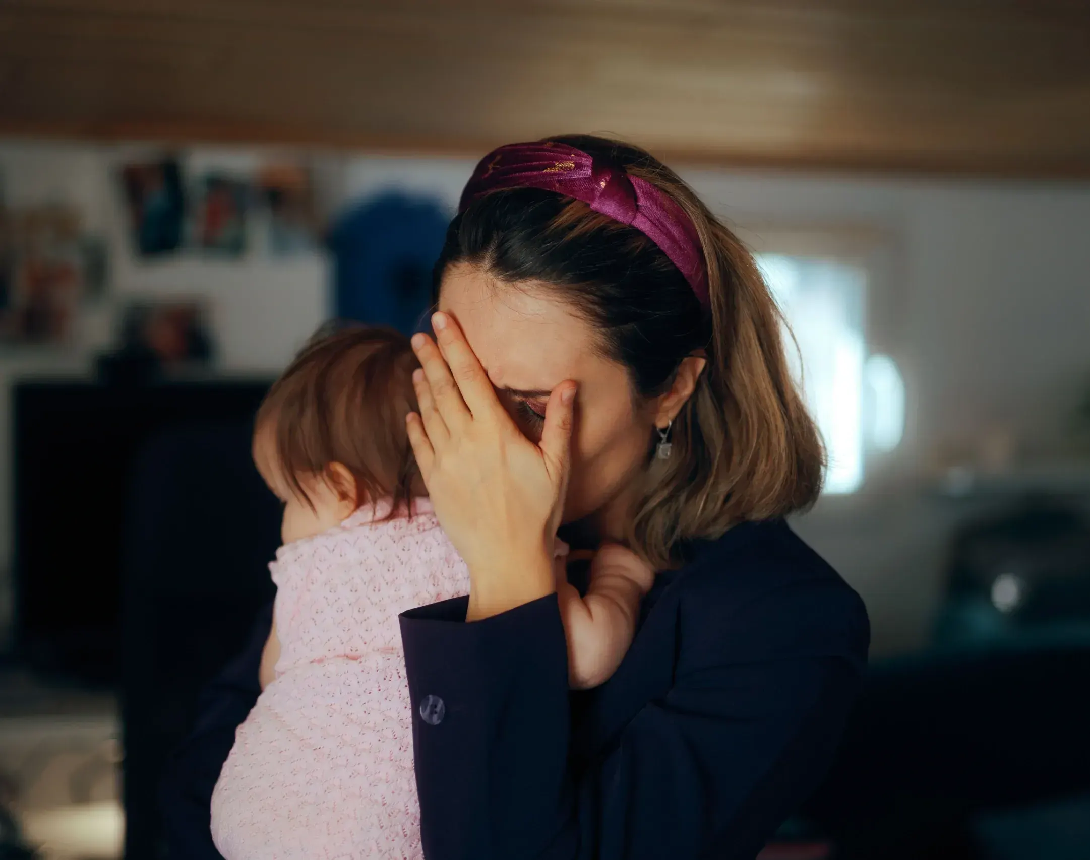 Diverse families including partners, adoptive parents and LGBTQ+ parents receiving postpartum mental health support at Gonzales-Vigilar Psychiatric Services in Ashburn, VA